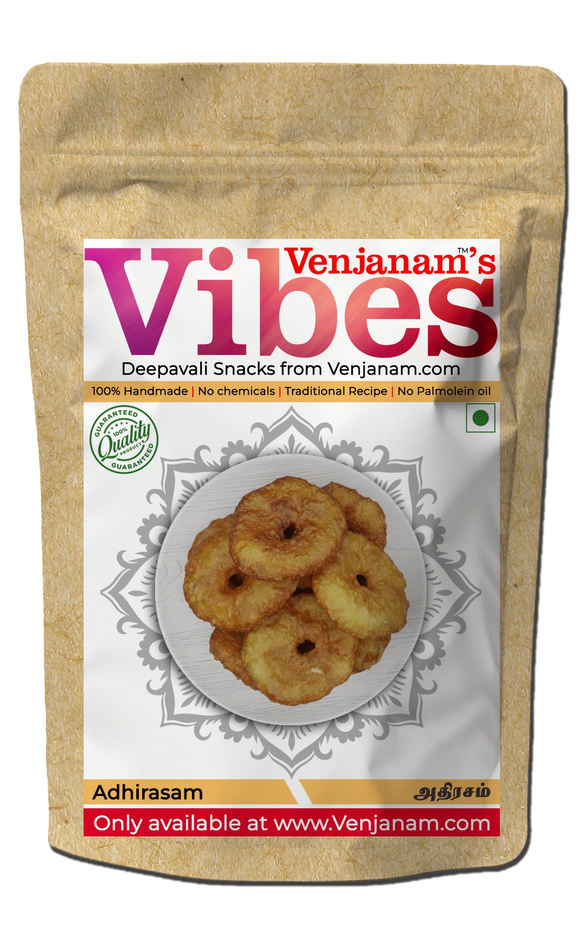 Venjanam Vibes Combo: 3Kg of Handmade Deepavali Sweets & Snacks