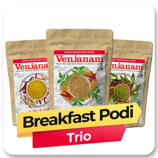Tamil Breakfast Podi Trio