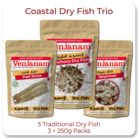 Coastal Dry Fish Trio