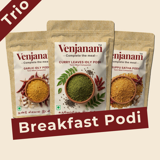 Tamil Breakfast Podi Trio